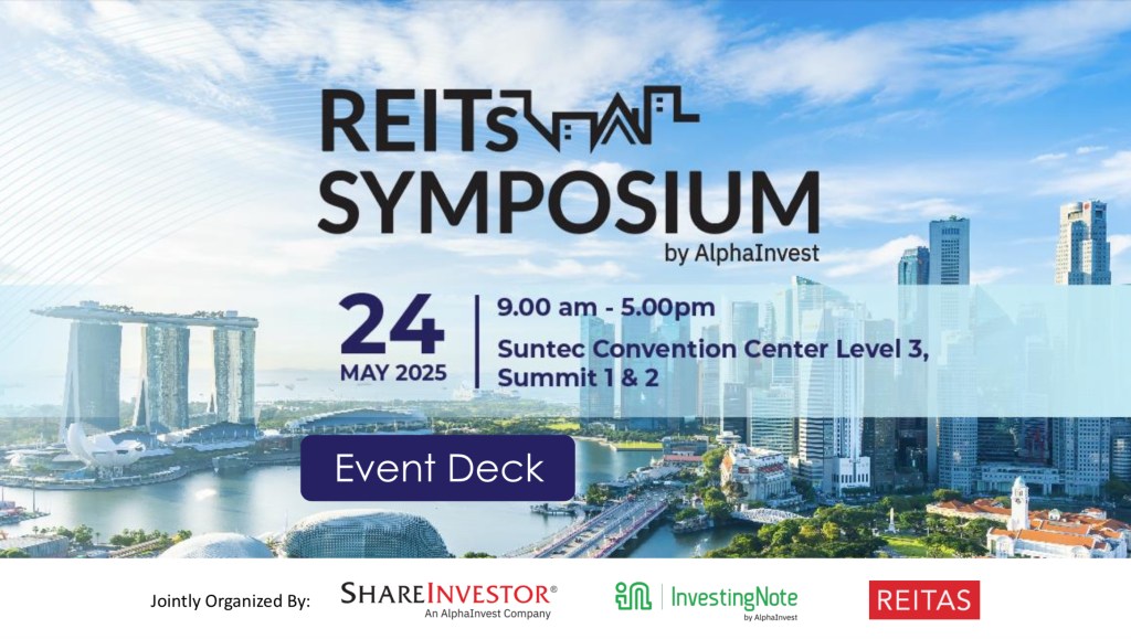 REITs Symposium 2025 – One of SG’s most important REITs events is back [Free passes for&nbsp;subscribers!]